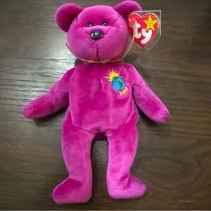 TY Beanie Baby - Millennium Bear - Stuffed Animal Toy